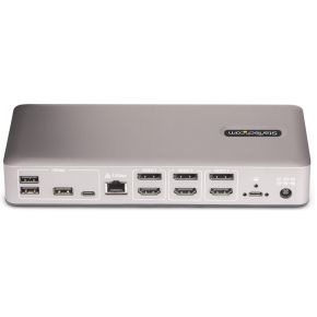 Startech com 150ue usb4docktriple lapto 4 orig - StarTech.com 150UE-USB4DOCKTRIPLE USB4 Dockingstation (grijs)