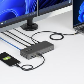 Startech com 196ue usbc dock laptop doc 4 orig - StarTech.com 196UE-USBC-DOCK USB-C Dockingstation (zwart)