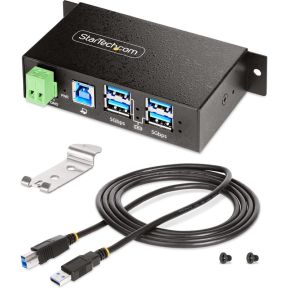 Startech com 4 port managed usb hub 8 orig - StarTech.com 5G4AINDRM-USB-A-HUB USB-hub (zwart)