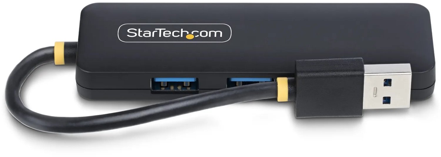 Startech com 4 port usb a hub 5gbps 9 orig - StarTech.com 4-Port Hub, 5Gbps, Bus Powered, USB-A USB-hub (zwart)