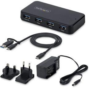 Startech com 4 port usb a hub 6874960 4 orig - StarTech.com ST4300USB3V2-UE USB-C USB-hub (zwart)