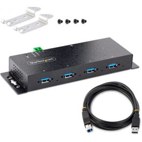 Startech com 5g4aindnp usb a hub interf 8 orig - StarTech.com 5G4AINDNP-USB-A-HUB USB-hub (zwart)