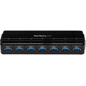 Startech com 7 poorts usb 3 0 6874975 2 orig - StarTech.com ST7300USB3B USB-A USB-hub (zwart)