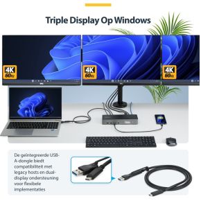 Startech com dk30c2dpeprue laptop dock 5 orig - StarTech.com DK30C2DPEPRUE USB-C Dockingstation