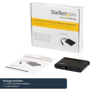 Startech com dkt30chcpd usb 3 0 3 8 orig - StarTech.com DKT30CHCPD USB-C Poortreplicator (zwart)