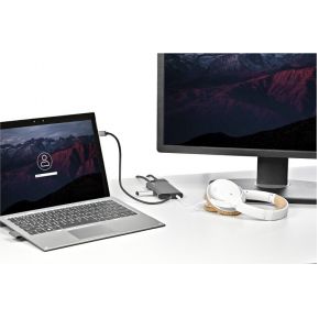 Startech com dkt30chvausp notebook dock 8 orig - StarTech.com DKT30CHVAUSP USB-C Poortreplicator (zwart)