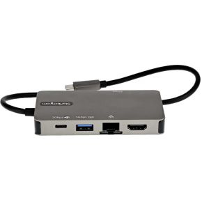 Startech com dkt30chvpd2 interface hub 3 orig - StarTech.com DKT30CHVPD2 USB-C Dockingstation (zwart)
