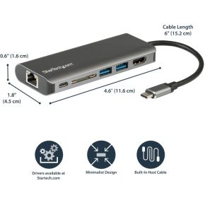Startech com dkt30csdhpd3 usb 3 0 3 7 orig - StarTech.com DKT30CSDHPD3 USB-C Poortreplicator