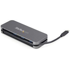 Startech com hb30cm3a1cb interface hub 6 orig - StarTech.com HB30CM3A1CB USB-C USB-hub (zwart)