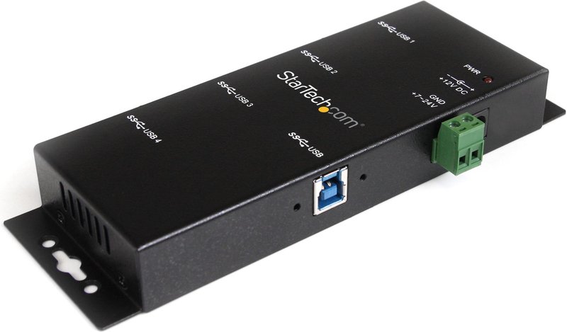 Startech com monteerbare 4 poort robuus 6874994 - StarTech.com ST4300USBM USB-A USB-hub