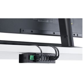 Startech com monteerbare robuuste indus 5 orig - StarTech.com ST7200USBM USB-A USB-hub (zwart)