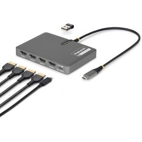 Startech com quad usb adapt laptop dock