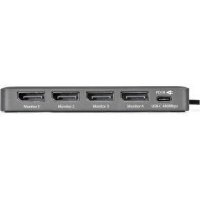 Startech com quad usb dp adapt laptop 3 orig - StarTech.com QUAD-USB-DP-ADAPT USB-C Poortreplicator