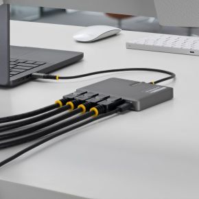 Startech com quad usb dp adapt laptop 5 orig - StarTech.com QUAD-USB-DP-ADAPT USB-C Poortreplicator