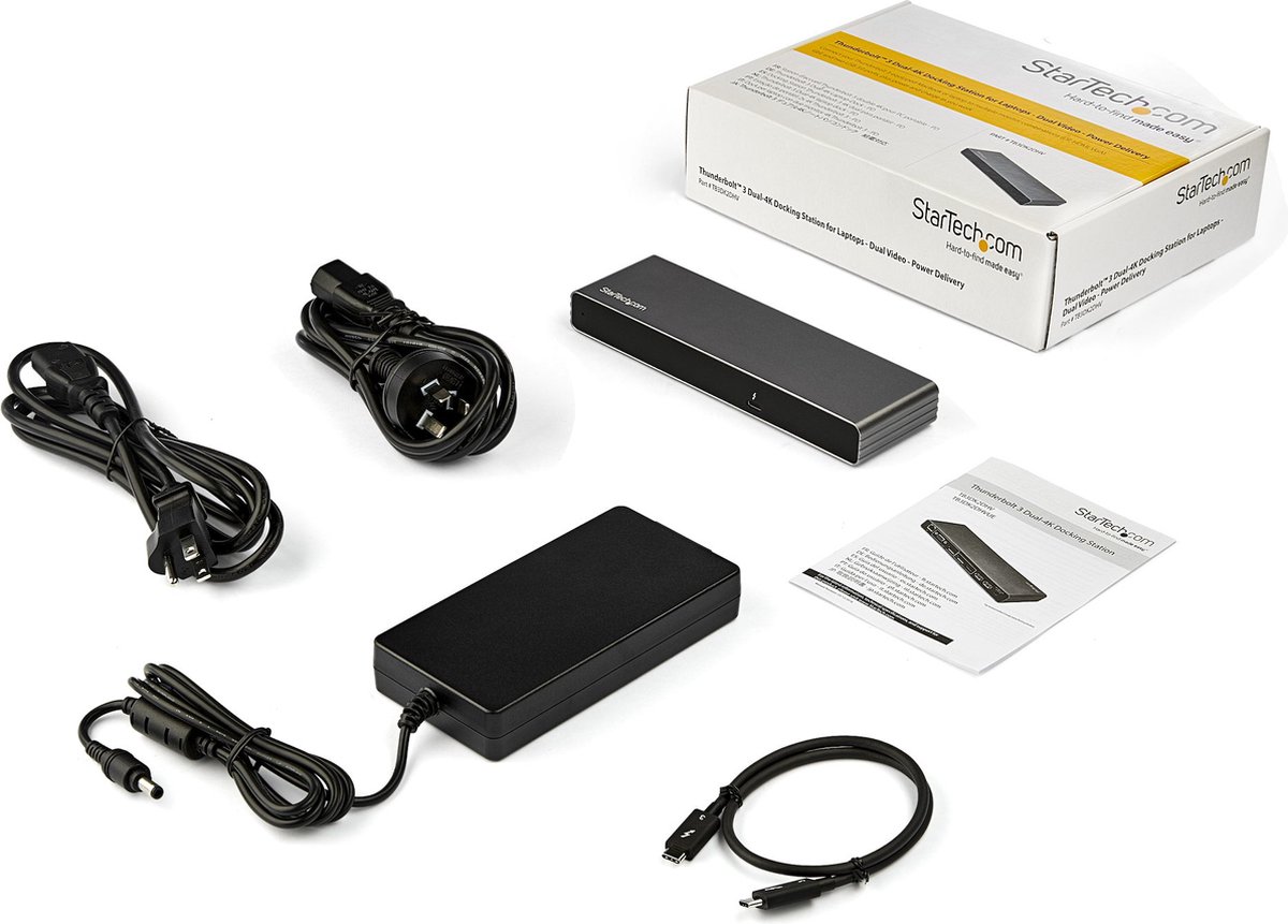 Startech com thunderbolt 3 docking station 2 orig - StarTech.com Thunderbolt 3 Dockingstation
