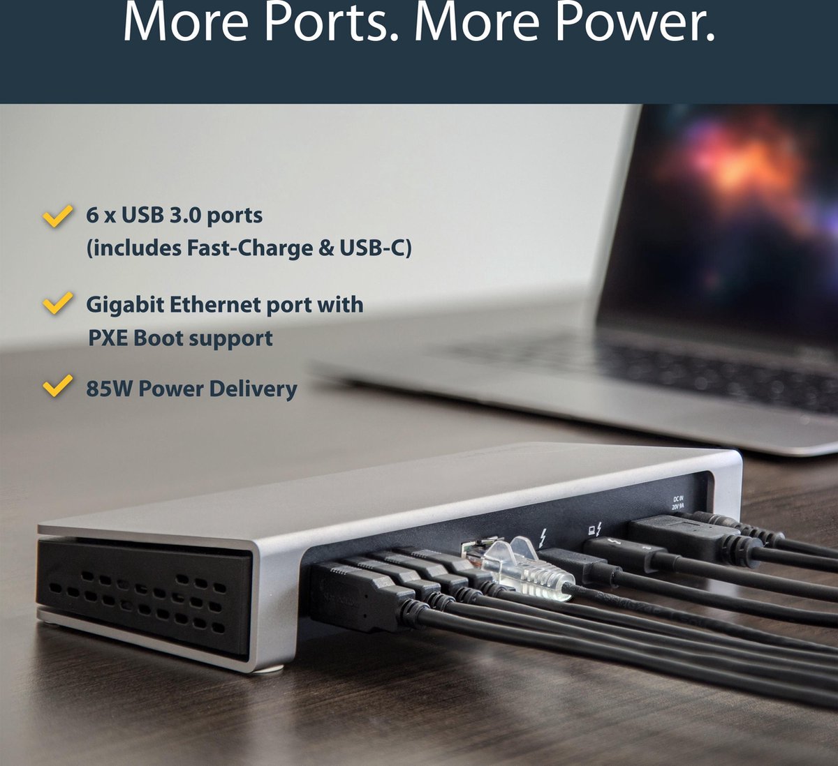Startech com thunderbolt 3 dockingstation d 10 orig - StarTech.com Thunderbolt 3 Dockingstation