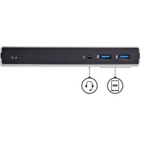 Startech com universeel usb 3 0 laptop 6874776 3 orig - StarTech.com USB3SDOCKDD USB-A Dockingstation (zwart)