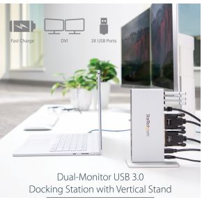Startech com universeel usb 3 0 laptop 6874776 5 orig - StarTech.com USB3SDOCKDD USB-A Dockingstation (zwart)