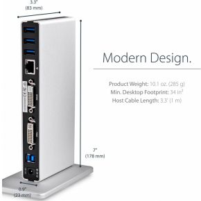 Startech com universeel usb 3 0 laptop 6874776 8 orig - StarTech.com USB3SDOCKDD USB-A Dockingstation (zwart)