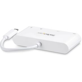 Startech com usb c multiport adapter vo 2 orig - StarTech.com DKT30CDVPD USB-C Dockingstation (wit)
