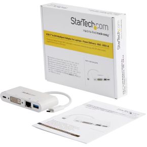 Startech com usb c multiport adapter vo 5 orig - StarTech.com DKT30CDVPD USB-C Dockingstation (wit)
