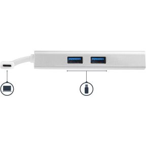 Startech com usb c multiport laptop ada 2 orig - StarTech.com DKT30CHPDW USB-C Dockingstation (wit)