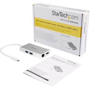 Startech com usb c multiport laptop ada 5 orig - StarTech.com DKT30CHPDW USB-C Dockingstation (wit)