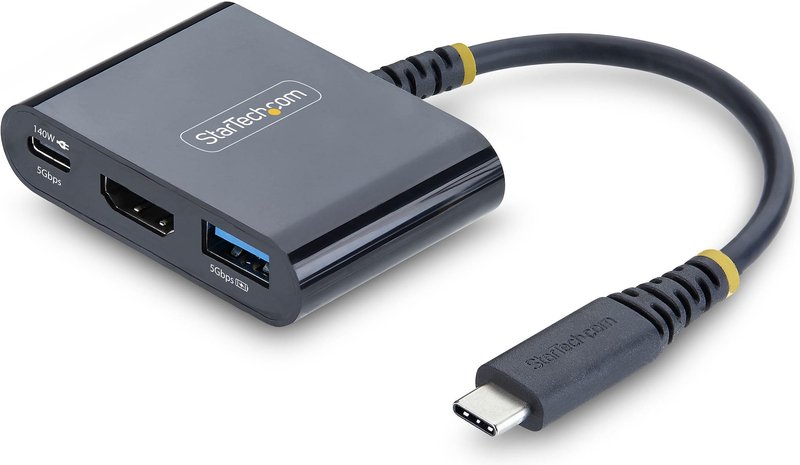 Startech com usb c naar multiport adapt 6874806 - StarTech.com 168B-USBC-MULTIPORT USB-C Dockingstation
