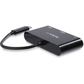 Startech com usb c naar vga multifuncti 2 orig - StarTech.com CDP2VGAUACP USB-C Dockingstation (zwart)