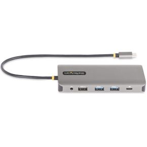 Startech com usb c triple monitor multi 4 orig - StarTech.com 154B-USBC-MULTIPORT USB-C Poortreplicator (grijs)