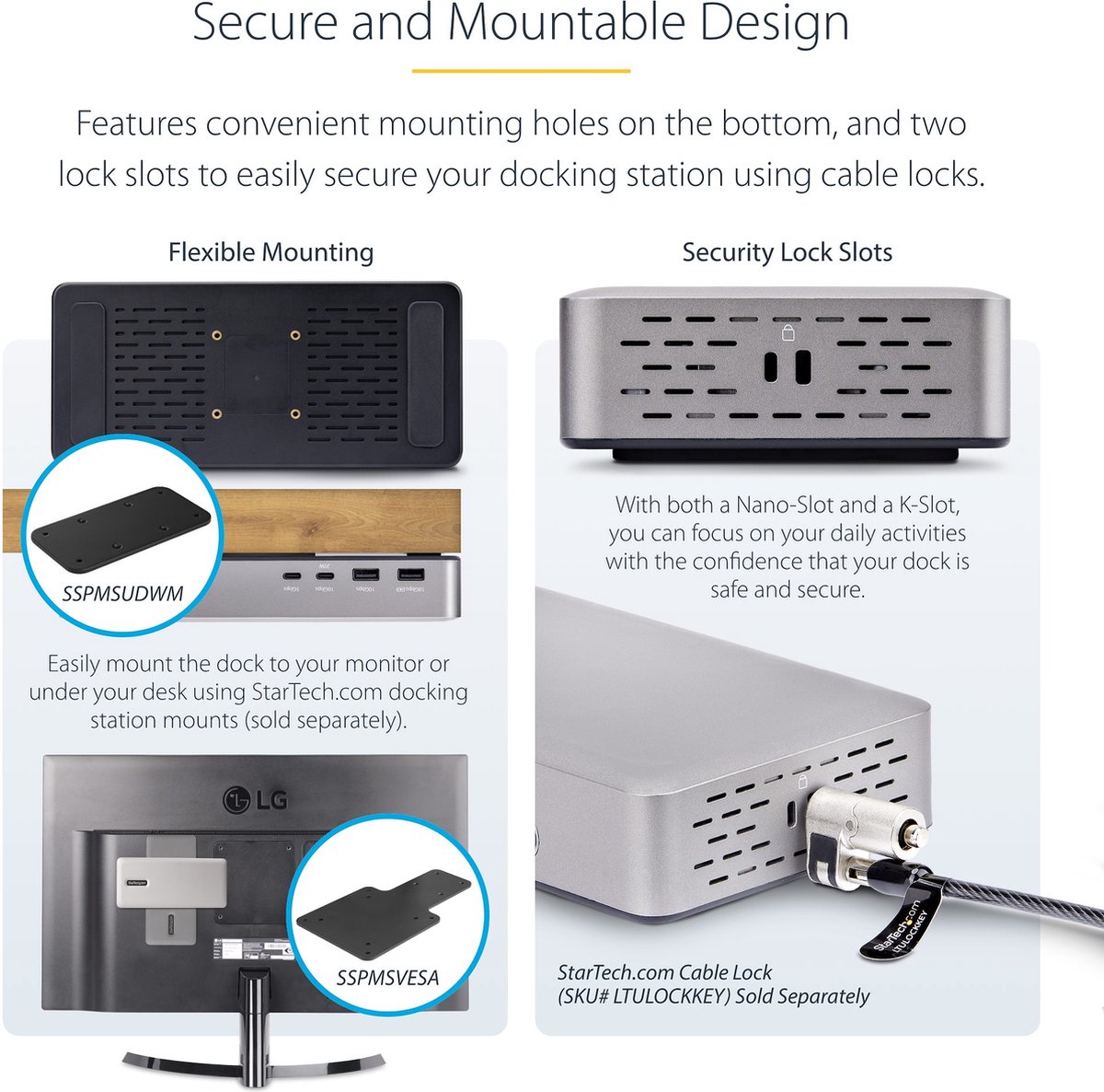 Startech com usb4 docking station usb c 40g 9 orig - StarTech.com 155Ue-Usb4-Dock Dockingstation