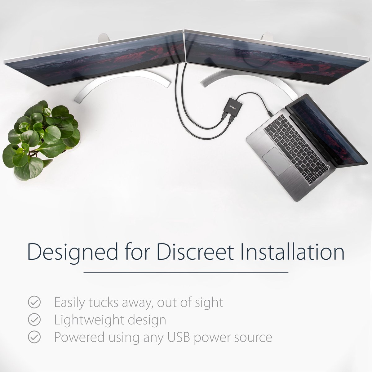 Startech dock usb32hd2 zwart 6 orig - StarTech.com Dock Usb32Hd2 USB-A Poortreplicator (zwart)