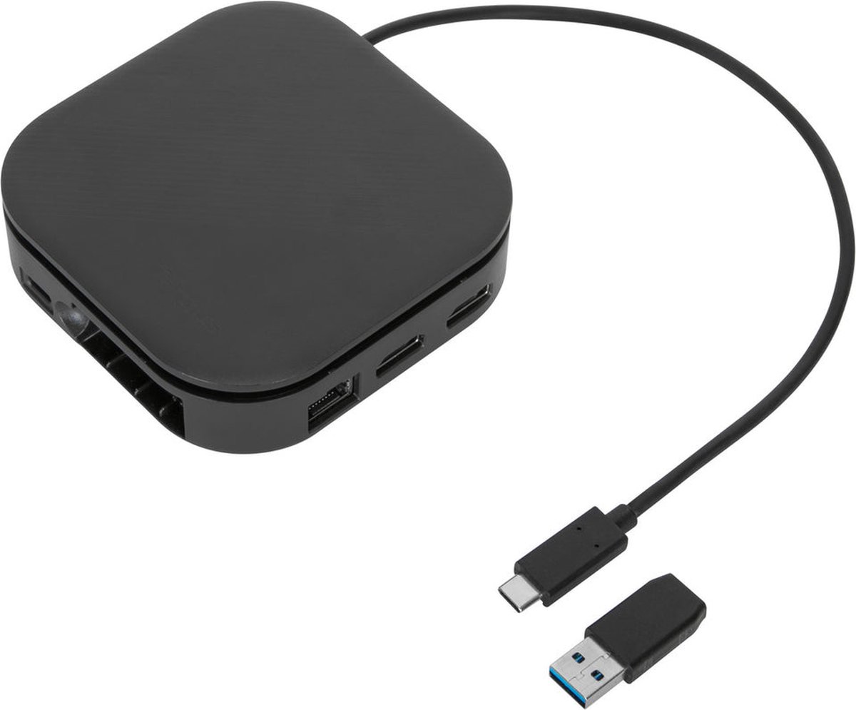 Targus dock116glz laptop dock poortre 7 orig - Targus Dock116Glz Laptop Dock USB-C Dockingstation (zwart)