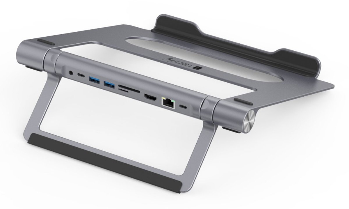 Techly ica ntb dock91 bedraad usb 3 5 orig - Techly Ica-Ntb-Dock91 Bedraad USB 3.2 USB-C Dockingstation (zilver)