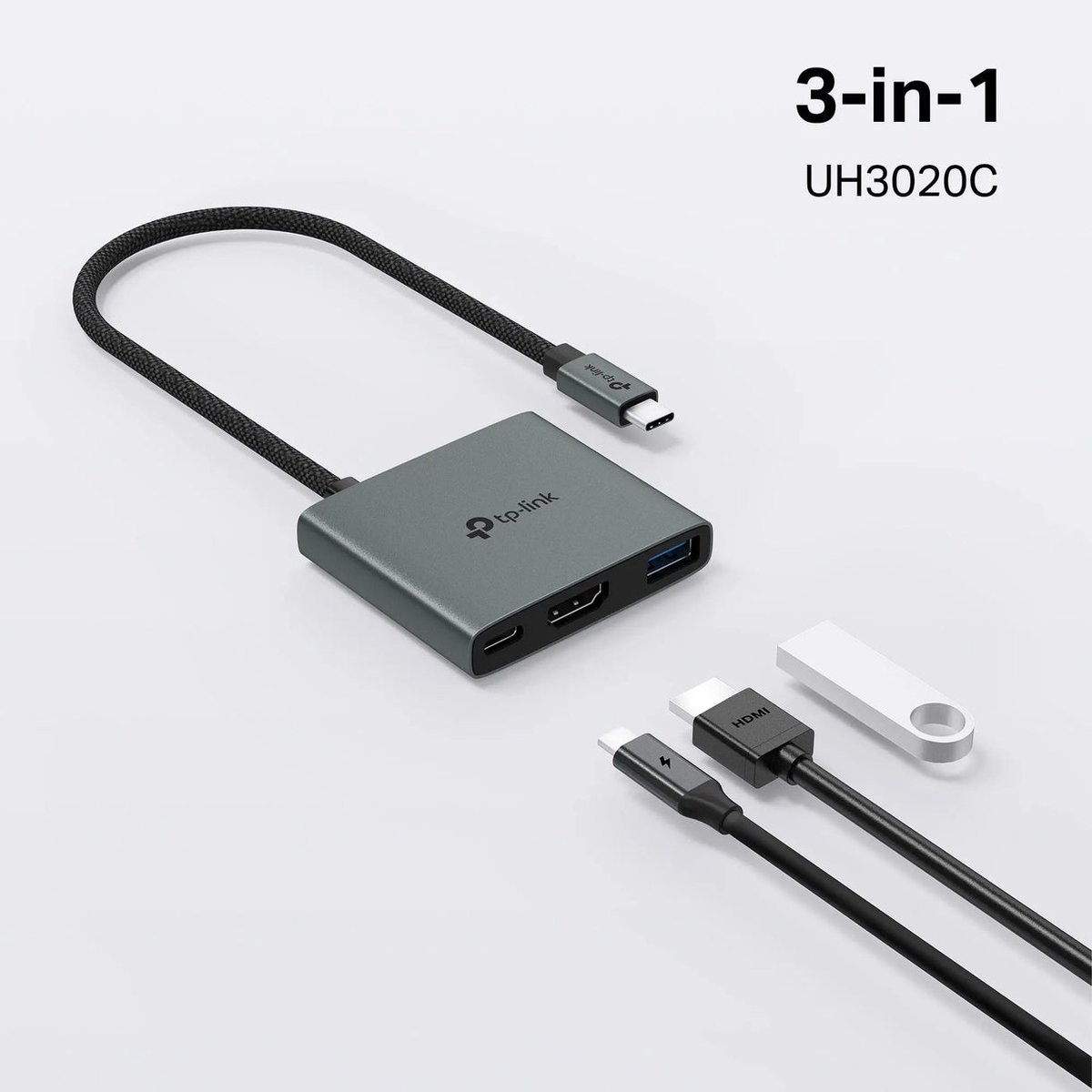 Tp link uh3020c interface hub usb type 6883242 2 orig - TP-Link Uh3020C Interface Hub USB Type-C 5000 USB-C Dockingstation