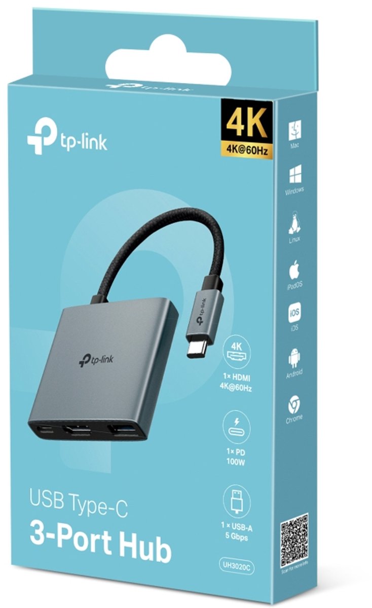 Tp link uh3020c interface hub usb type 6883242 3 orig - TP-Link Uh3020C Interface Hub USB Type-C 5000 USB-C Dockingstation