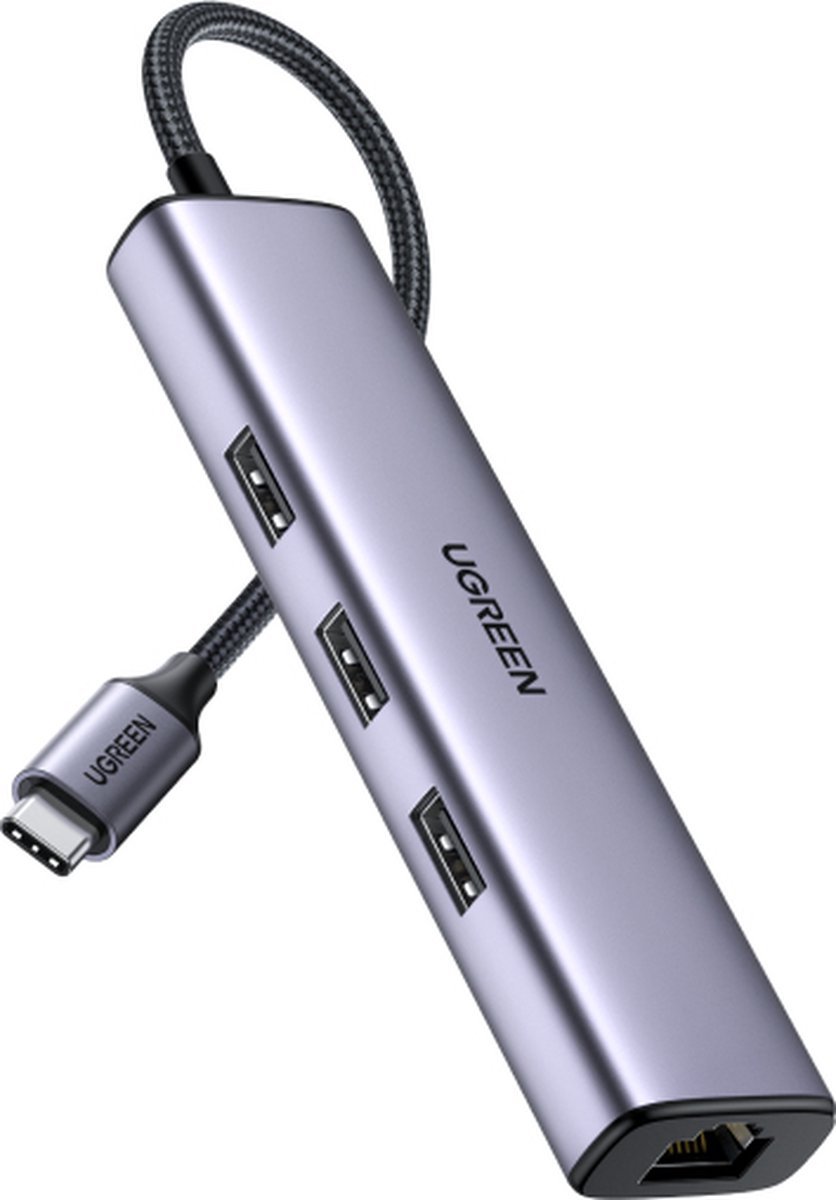 Ugreen hub usb c voor laptop 3x