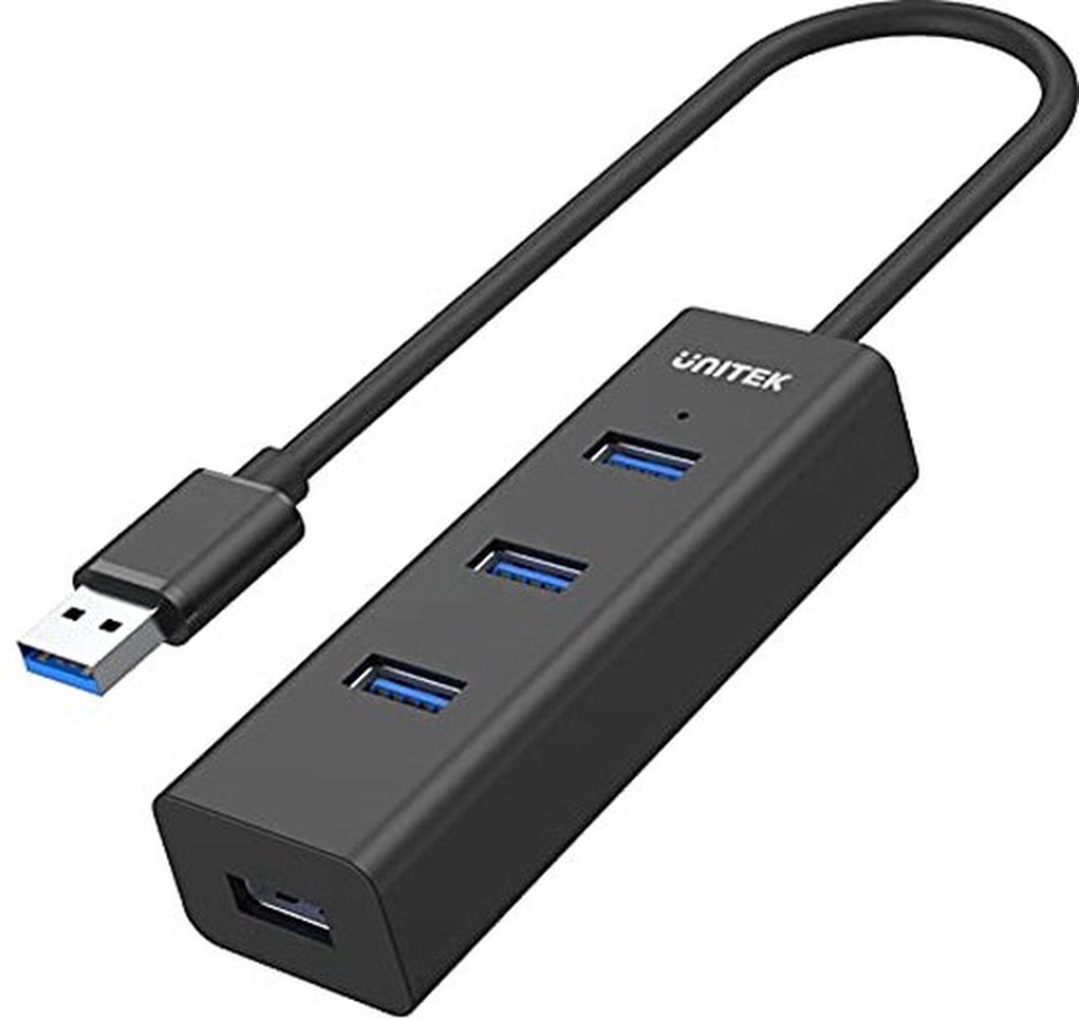 Unitek y serie usb 3 0 hub 7 orig - Unitek Y-Serie USB 3.0 Hub 4 Poorten USB-A USB-hub (zwart)