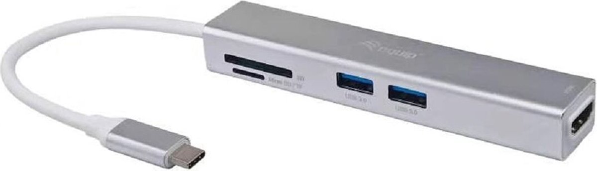 Usb hub equip 133480 grey