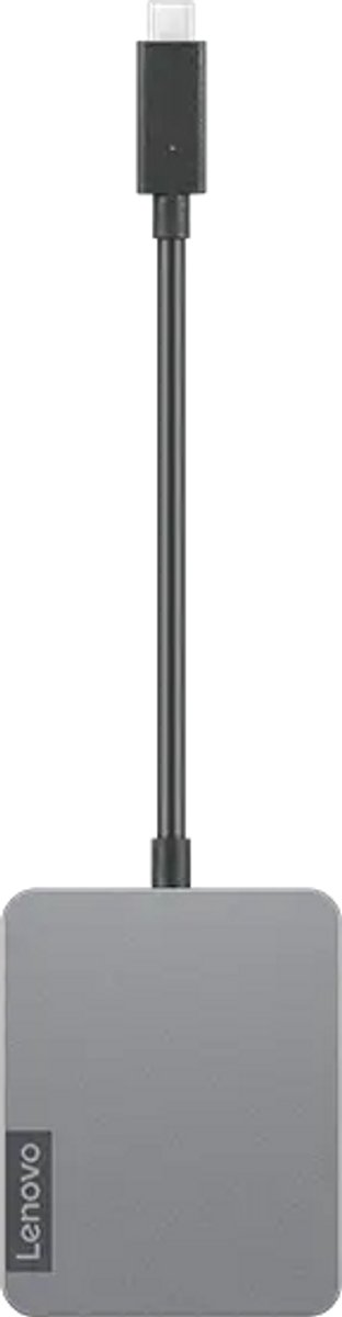 Usb hub lenovo gx91a34575 grey 5 orig - Lenovo Gx91A34575 USB-C Dockingstation (grijs)