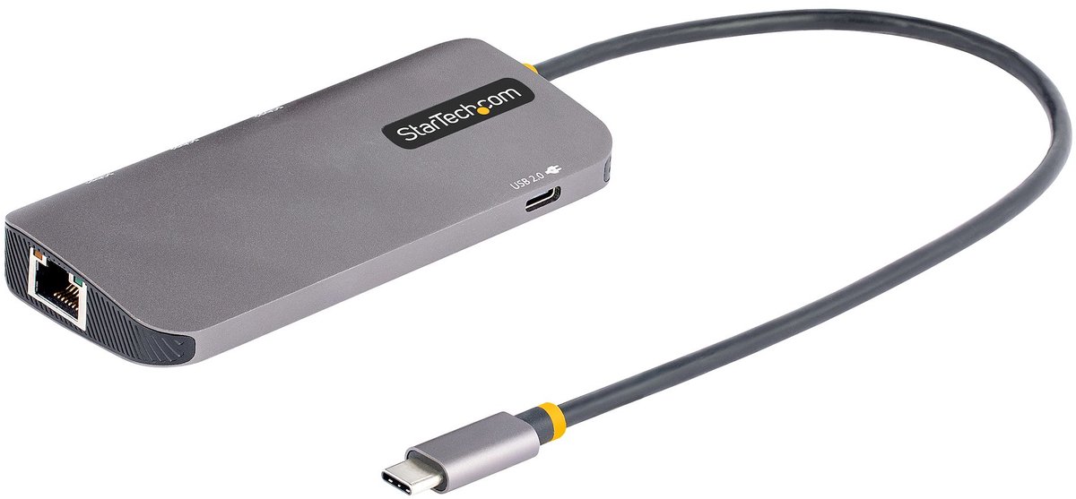 Usb hub startech 127b usbc multipo 8 orig - StarTech.com 127B-Usbc-Multiport USB-C Dockingstation (grijs)