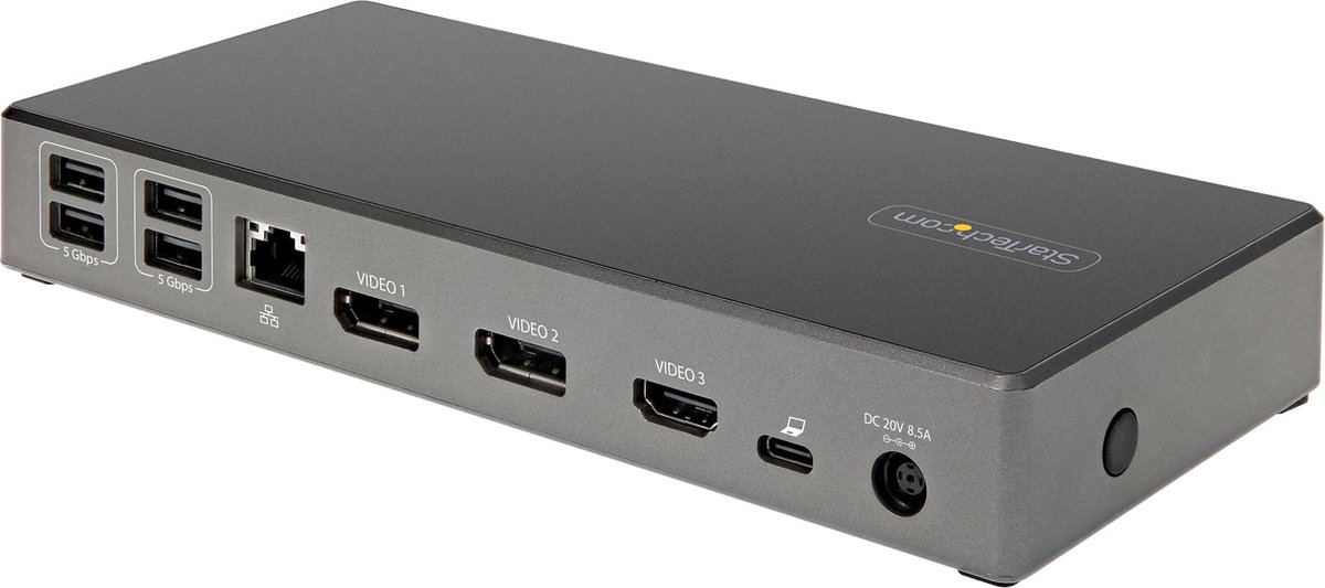 Usb hub startech dk31c2dhspdue 7 orig - StarTech.com Dk31C2Dhspdue USB-C Dockingstation (zwart)
