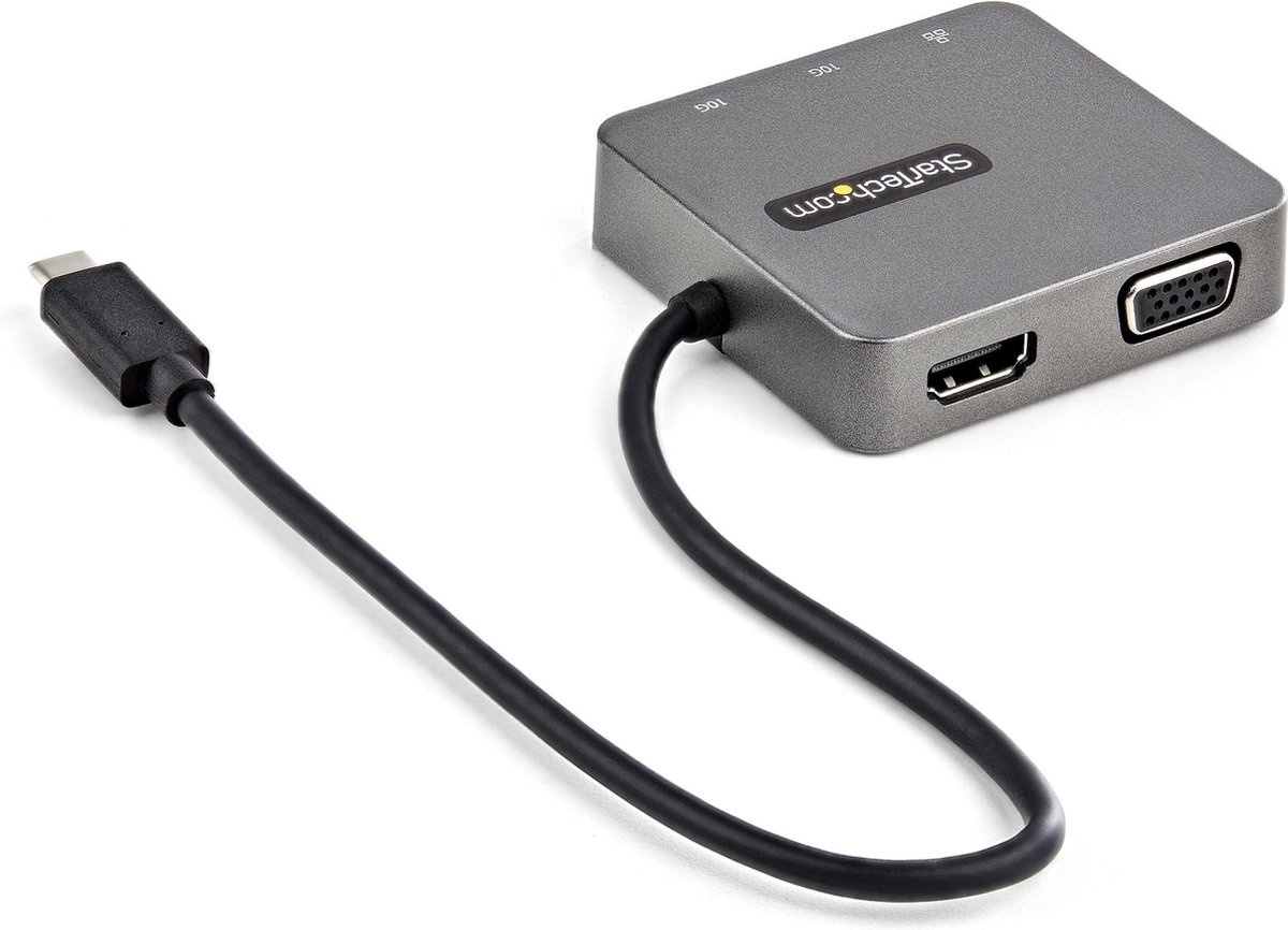 Usb hub startech dkt31chvl 5 orig - StarTech.com Dkt31Chvl USB-C Dockingstation (zwart)