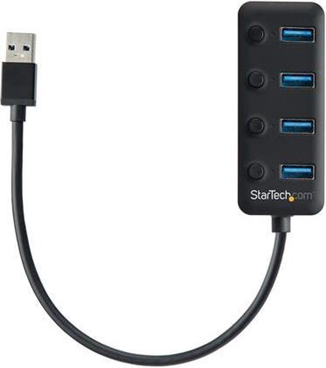 Usb hub startech hb30a4aib 6 orig - StarTech.com Hb30A4Aib USB-A USB-hub (zwart)