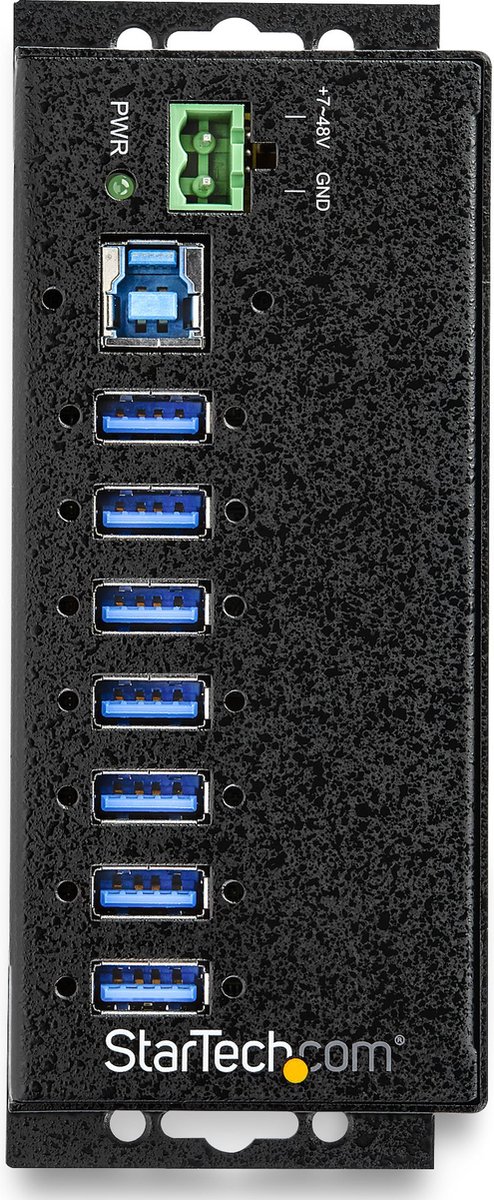 Usb hub startech hb30a7ame black 2 orig - StarTech.com Hb30A7Ame USB-A USB-hub (zwart)