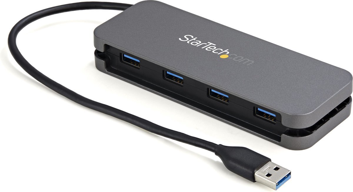 Usb hub startech hb30am4ab black g