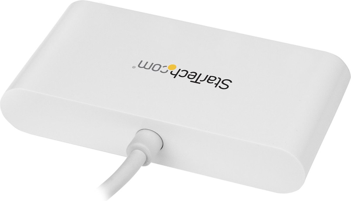 Usb hub startech hb30c4abw white 2 orig - StarTech.com Hb30C4Abw USB-C USB-hub (wit)