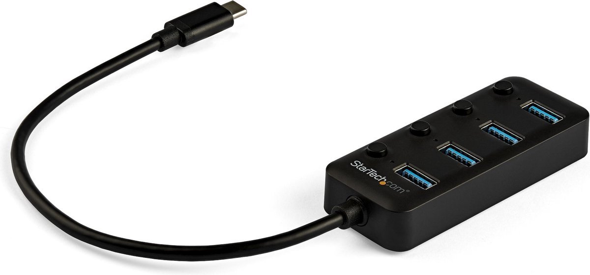Usb hub startech hb30c4aib black