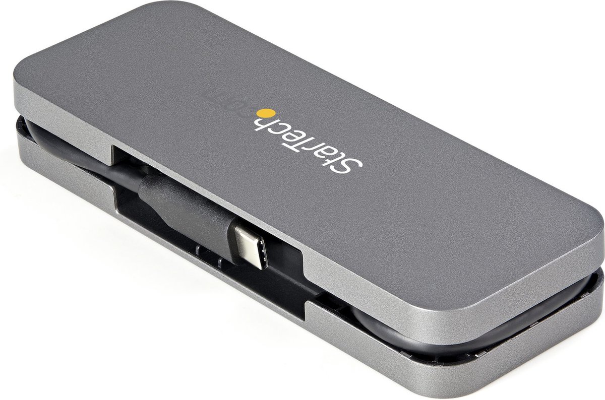 Usb hub startech hb30cm4ab black g 5 orig - StarTech.com Hb30Cm4Ab USB-C USB-hub (grijs)