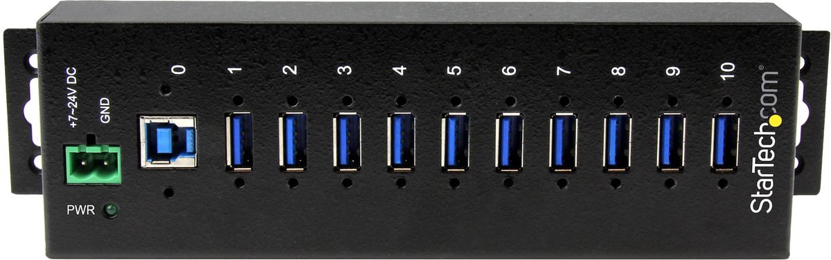 Usb hub startech st1030usbm black 4 orig - StarTech.com St1030Usbm USB-A USB-hub (zwart)